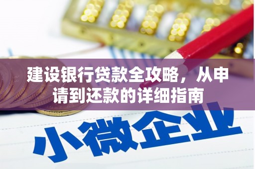 盐埕建设银行贷款全攻略，从申请到还款的详细指南