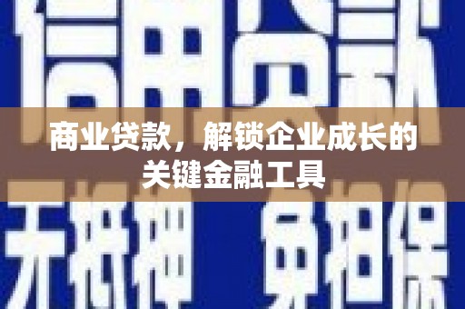 盐埕商业贷款，解锁企业成长的关键金融工具