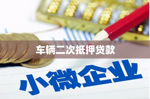 盐埕车辆二次抵押贷款