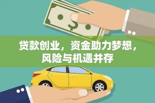 盐埕贷款创业，资金助力梦想，风险与机遇并存