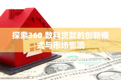 盐埕探索360 数科贷款的创新模式与市场影响