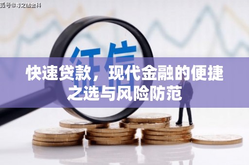 盐埕快速贷款，现代金融的便捷之选与风险防范