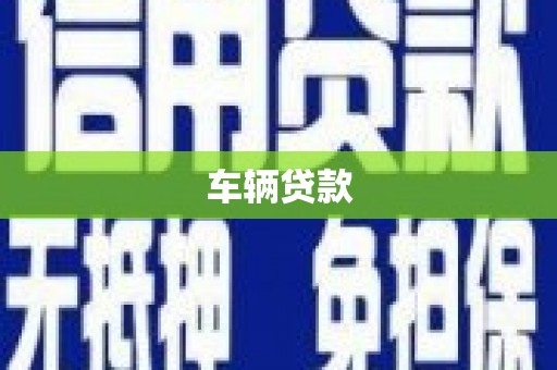 盐埕车辆贷款