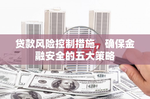 盐埕贷款风险控制措施，确保金融安全的五大策略