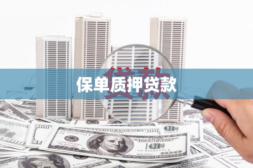 盐埕保单质押贷款