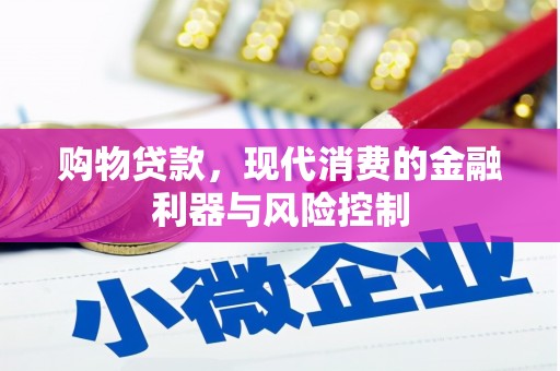 盐埕购物贷款，现代消费的金融利器与风险控制