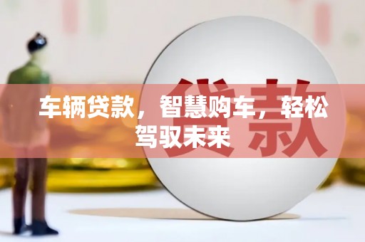 盐埕车辆贷款，智慧购车，轻松驾驭未来
