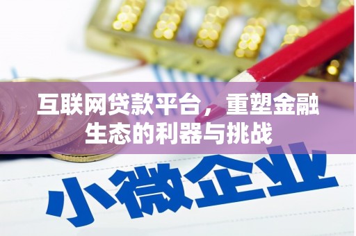 盐埕互联网贷款平台，重塑金融生态的利器与挑战