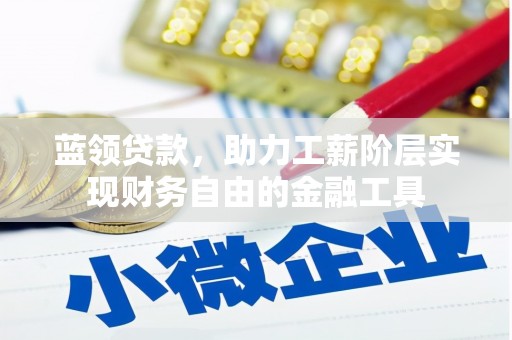 盐埕蓝领贷款，助力工薪阶层实现财务自由的金融工具