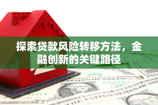 盐埕探索贷款风险转移方法，金融创新的关键路径
