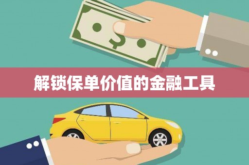 盐埕解锁保单价值的金融工具
