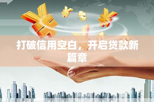 盐埕打破信用空白，开启贷款新篇章