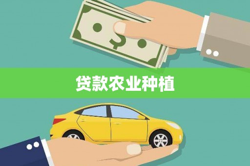 盐埕贷款农业种植