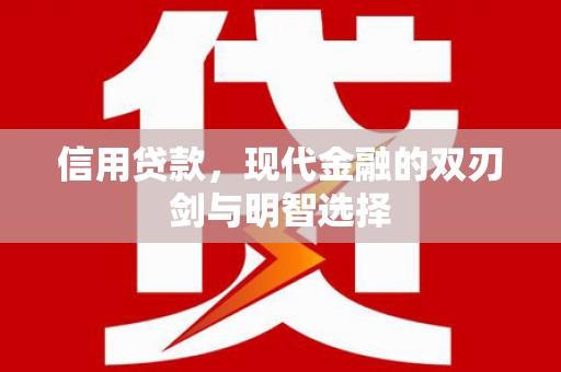 盐埕信用贷款，现代金融的双刃剑与明智选择